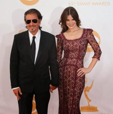 Actor Al Pacino (L) and Lucila Sola