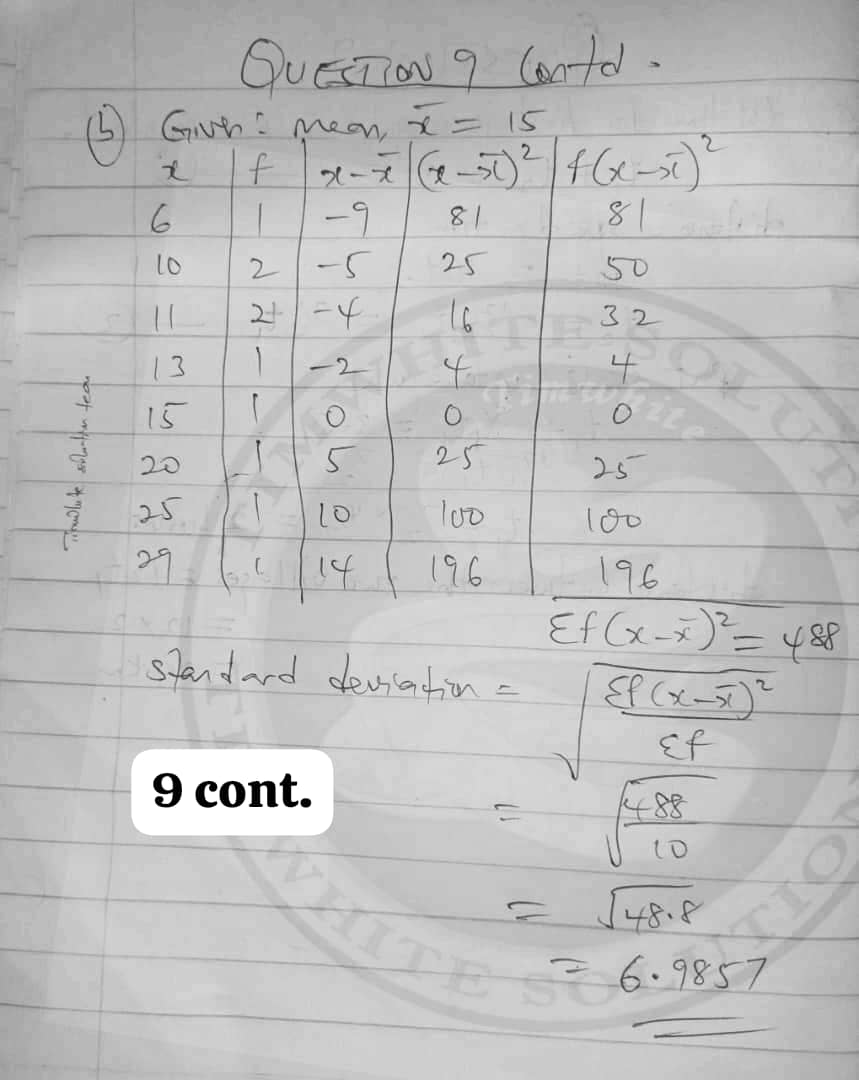 WAEC GCE Mathematics 2023/2024 Questions And Answers