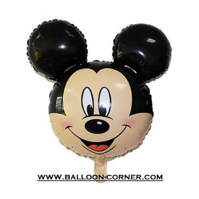 Balon Foil Kepala Mickey Mouse  Minnie  Mouse  Mini NEW 