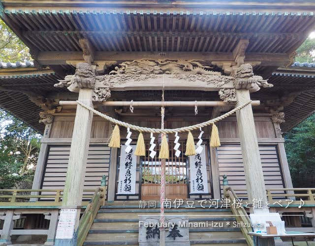 稲取：八幡神社の社殿