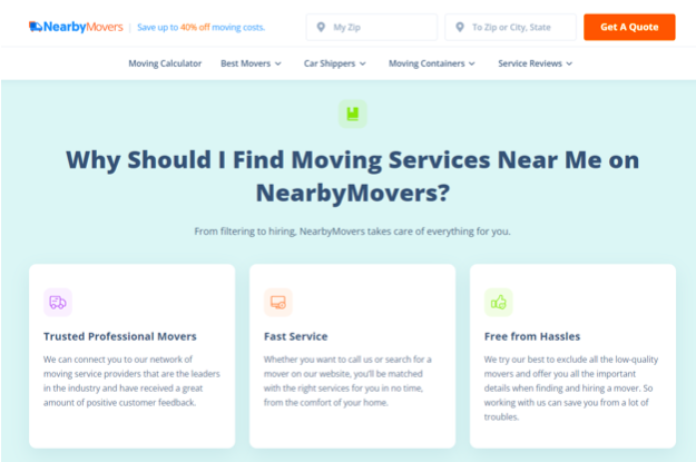 Why Choose NearbyMovers?