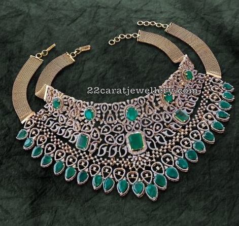 Diamond Necklace from Mahalaxmi jewellery