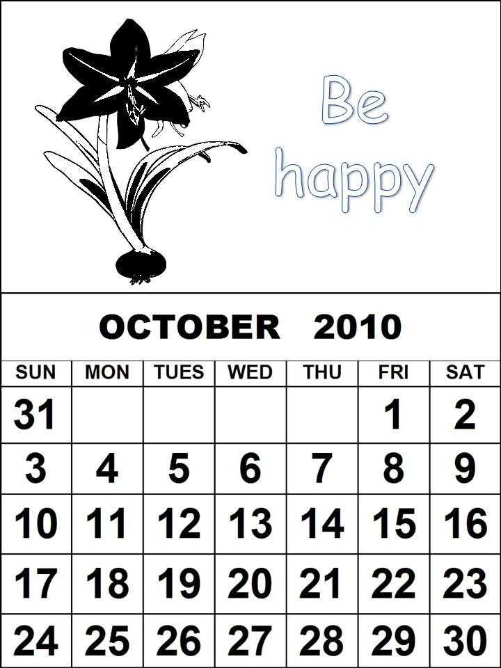 calendar 2010 october. october 2010 calendar.