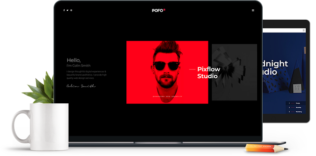 Pofo - Creative Portfolio and Blog WordPress Theme
