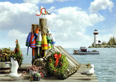 A Maritime Christmas scene