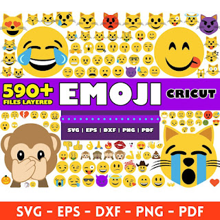Smiley Face Emoji mega big bundle svg png clipart vector Happy Face
