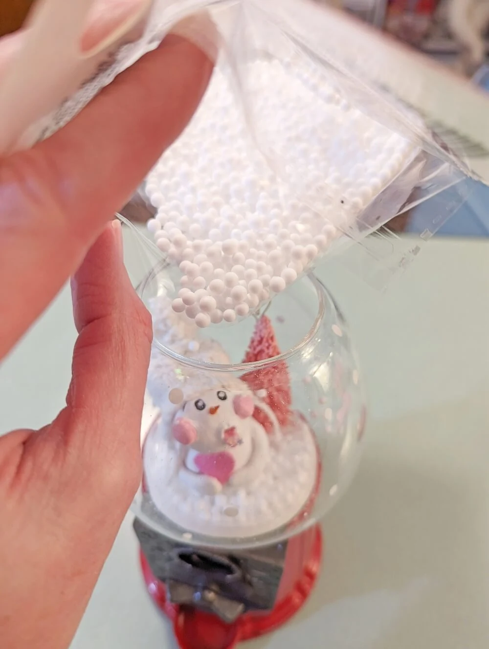 Repurposed Gumball Machine