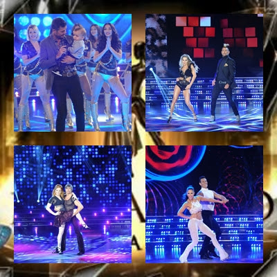 El Tirri, Kämpfer y Celeste Muriega anoche en Bailando 2015