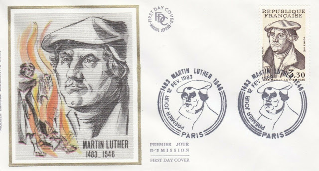 France 1983 Martin Luther FDC First Day Cover