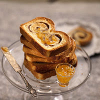 Double-Swirl Apple Bread