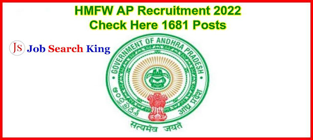 HMFW AP Recruitment 2022: Check Here 1681 Posts, Salary, Application Form