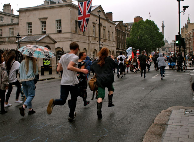 20/06/15 Anti-austerity march , Parliament Square, London 