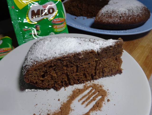 Bolu Panggang Milo Dengan Teflon