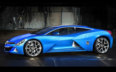 2016 Cadillac Ciana concept car Blue side look image