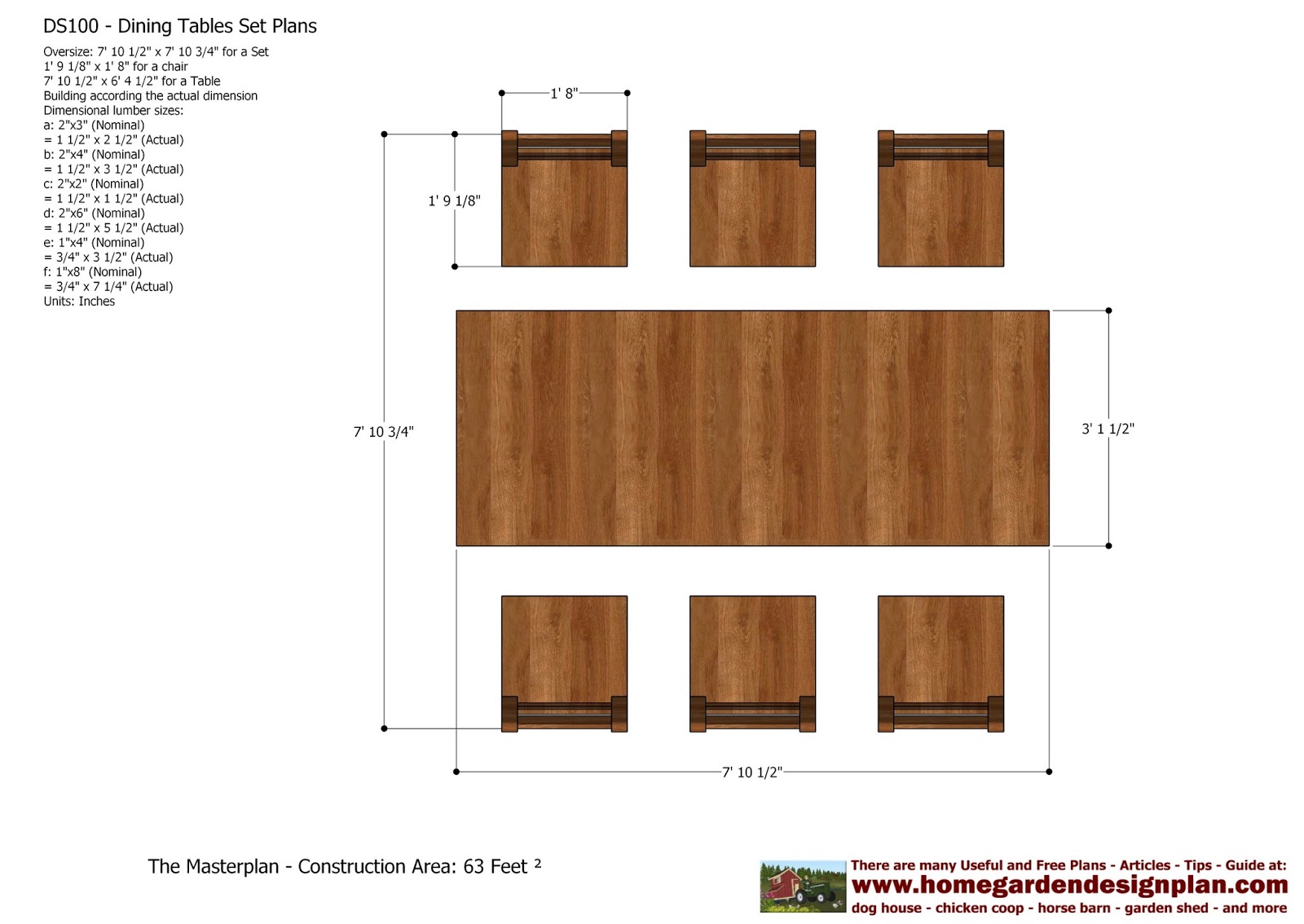 Outdoor Dining Table Plans