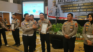 Selamat, Sat Lantas Polres Kebumen Peroleh Reward dari Polda Jateng 