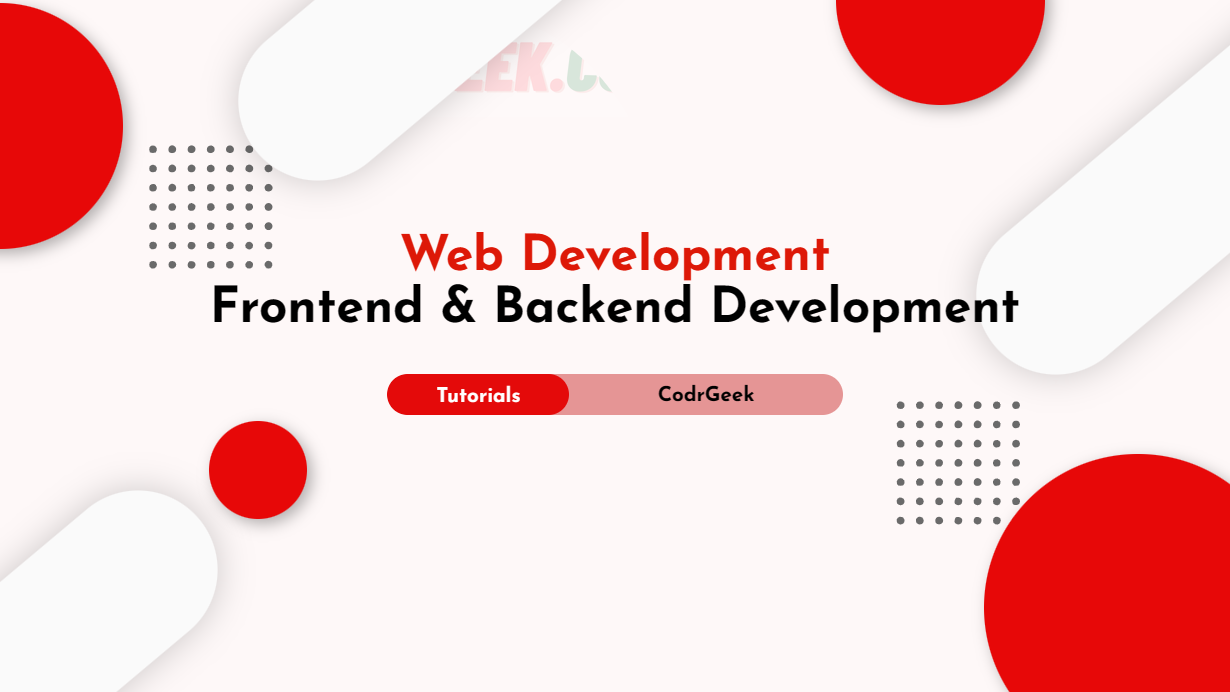 Web Development - A Beginner to Advanced Guide