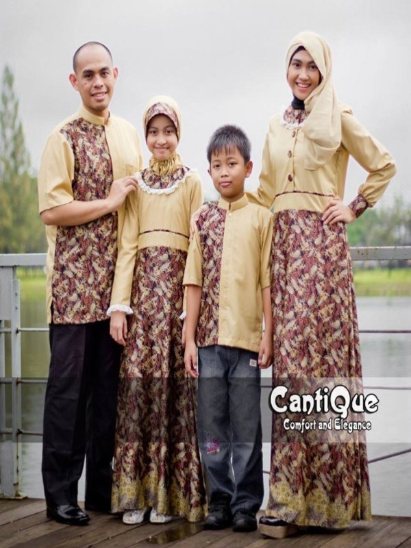  Baju  Seragam  Keluarga  Untuk  Lebaran Galeri Batik Terbaru