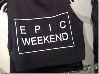 Epic weekend, H&M cropped tank top