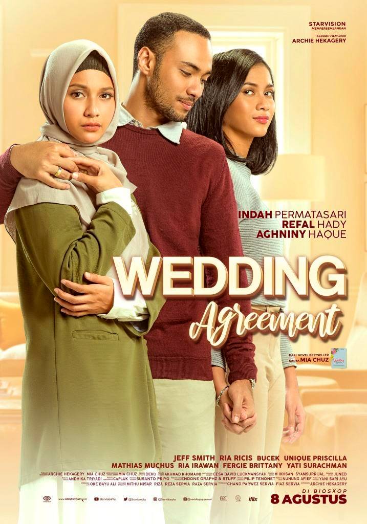 Download Streaming Film Wedding Agreement (2019) Full Movie Nonton Refal Hady & Indah Permatasari di Vidio.
