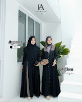 Koleksi Esha Moslem Ayana Anthea Dress Baju Gamis Muslimah Anggun Elegant Best Seller Model Terbaru