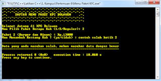 Screenshot Run Program 6