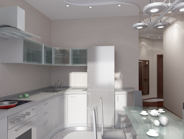 white appliances kitchen