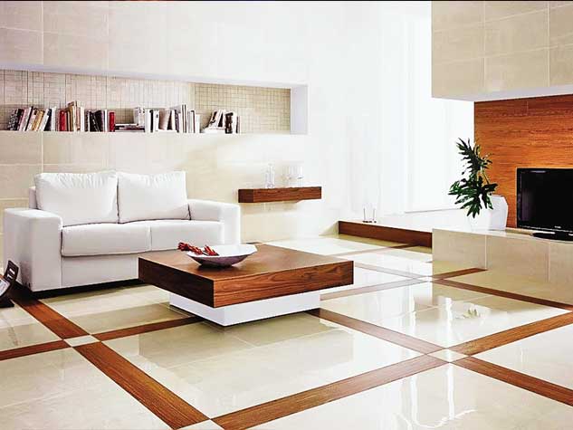home interior design with tiles