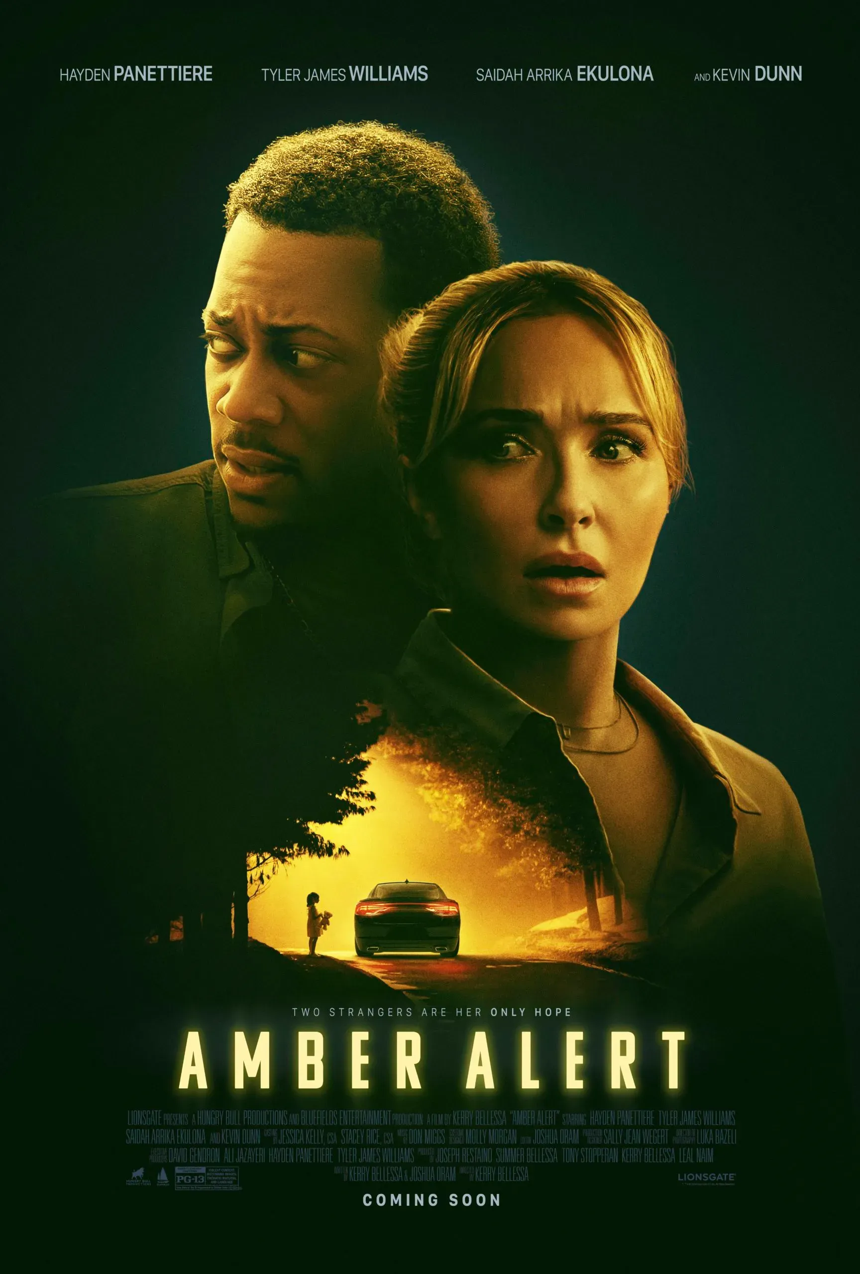 Официальный постер детективного триллера Amber Alert («Угроза похищения»)