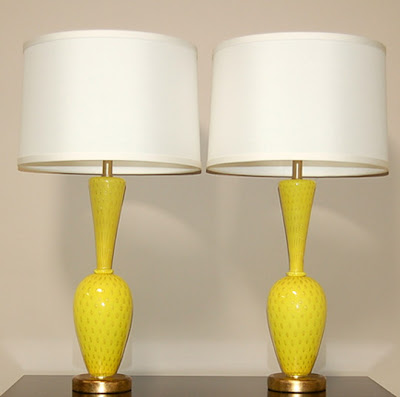 Vintage Murano Lamps on Swank Lighting  A Perfect Pair  The Memphis Group And Vintage Murano