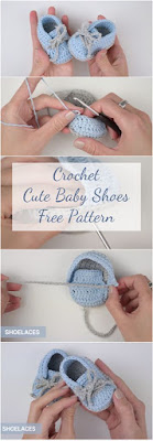 A step-by-step tutorial, Video, Photo collage and a free pattern. This article has it all for those who want to learn how to crochet cute baby shoes!