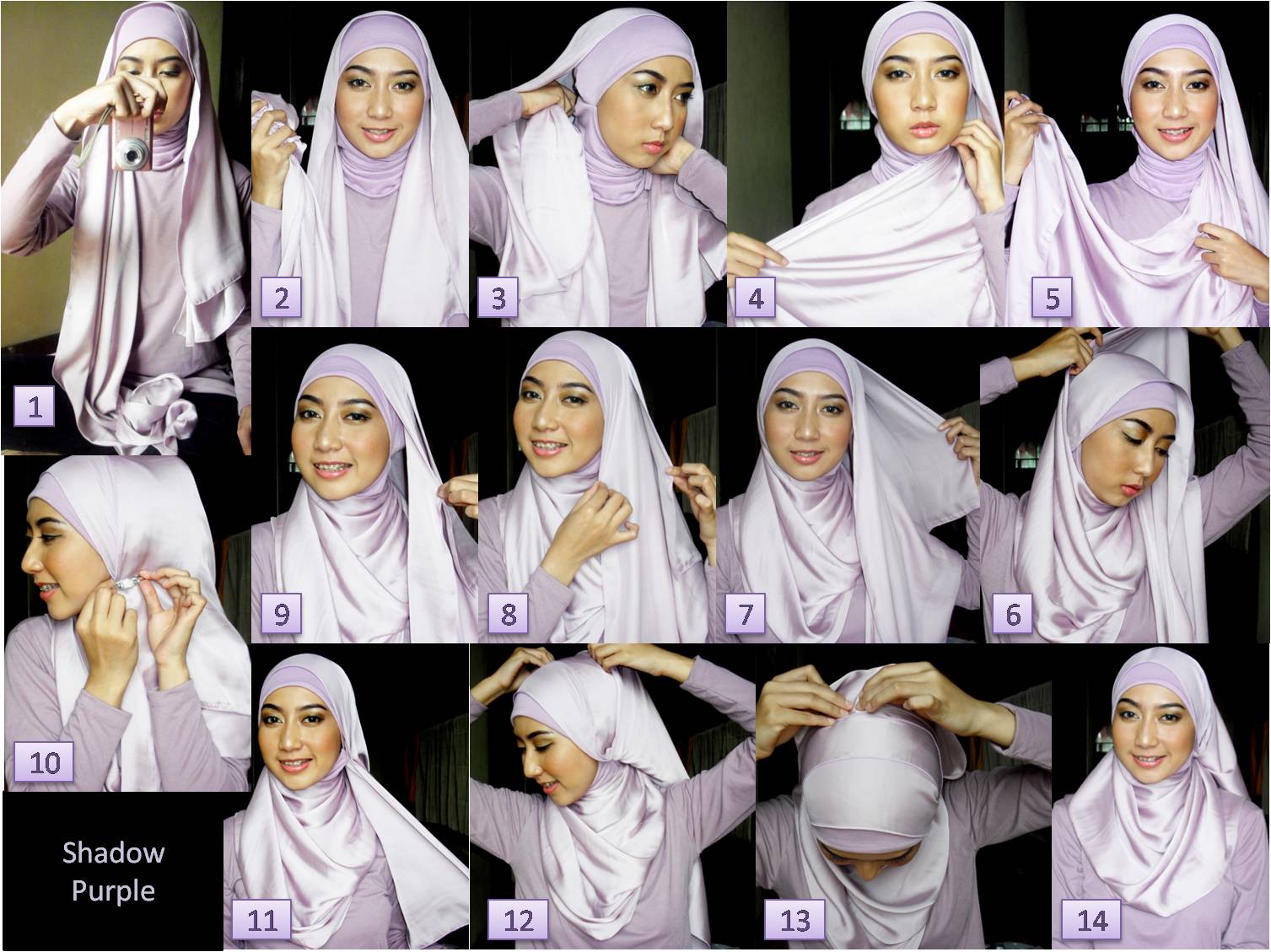 27 Foto Tutorial Hijab Untuk Wajah Oval Bisa Didownload Tutorial