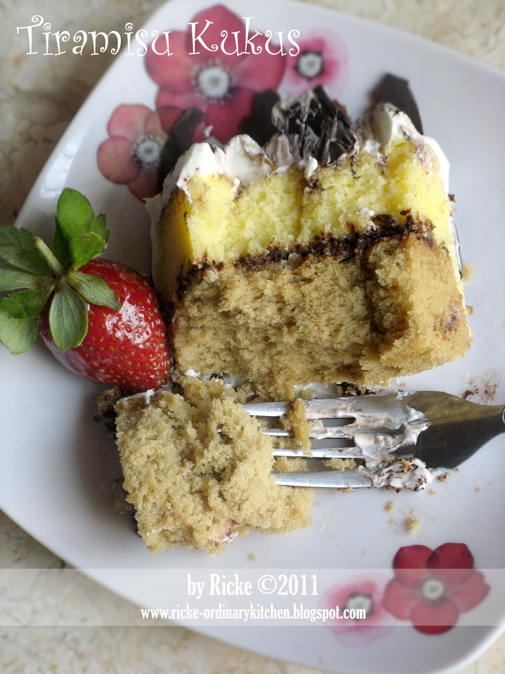 cake TIRAMISU KUKUS resep ordinary : tiramisu Kitchen just Just Ordinary  My kitchen