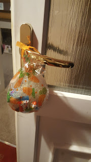 An Easter gift left as an act of Secret Service from someone in our ward