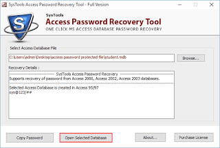  crack protected Access database