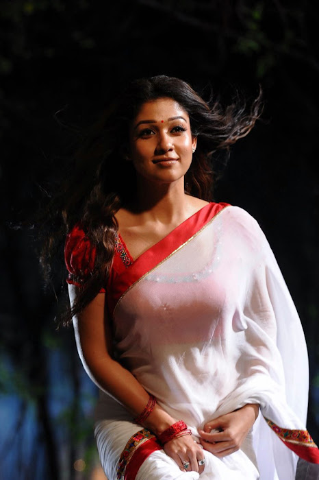 nayanthara in saree spicy unseen pics