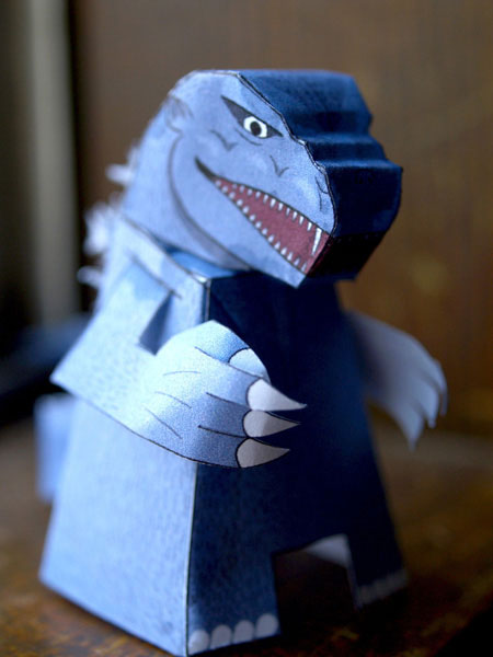 Kaiju Paper Toy Godzilla