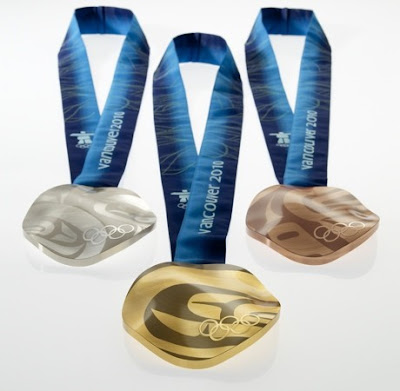 The Medals of the Olympic Winter 2010 Are Made of Recycled Base Plates