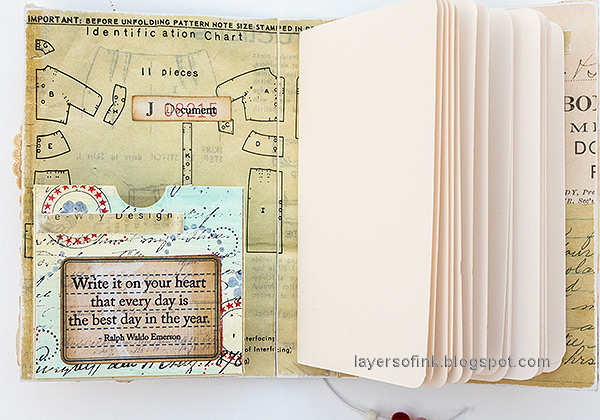 Layers of ink - Vintage Journal Tutorial by Anna-Karin Evaldsson.