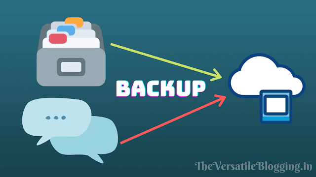 Backup Your Phone Data Online | TheVersatileBlogging.in