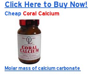 Molar mass of calcium carbonate