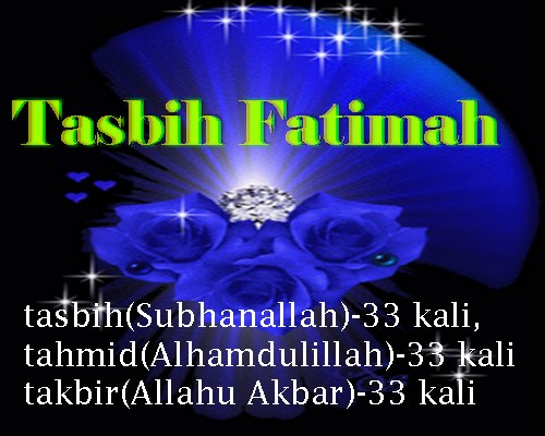 Tasbih Sayyidah Fatimah al-Zahra