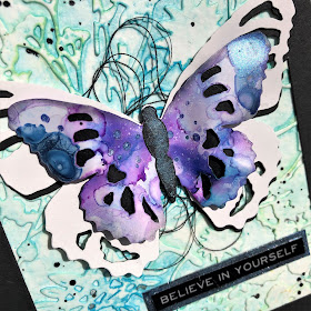 Tim Holtz Sizzix Tattered Butterfly Distress Oxide Sprays Alcohol Pearls Tutorial by Sara Emily Barker https://frillyandfunkie.blogspot.com/2019/03/saturday-showcase-tim-holtz-tattered.html 23