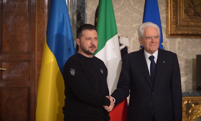 Zelensky incontra Mattarella e Meloni: 'Abbraccio tutti gli italiani'