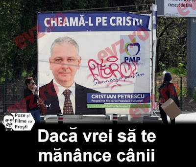 Votati-l pe Cristi si o sa va manance cainii