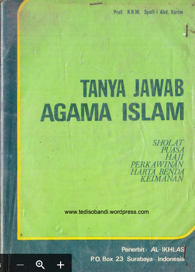 DOWNLOAD BUKU TANYA JAWAB AGAMA ISLAM - KONSULTASI KITAB