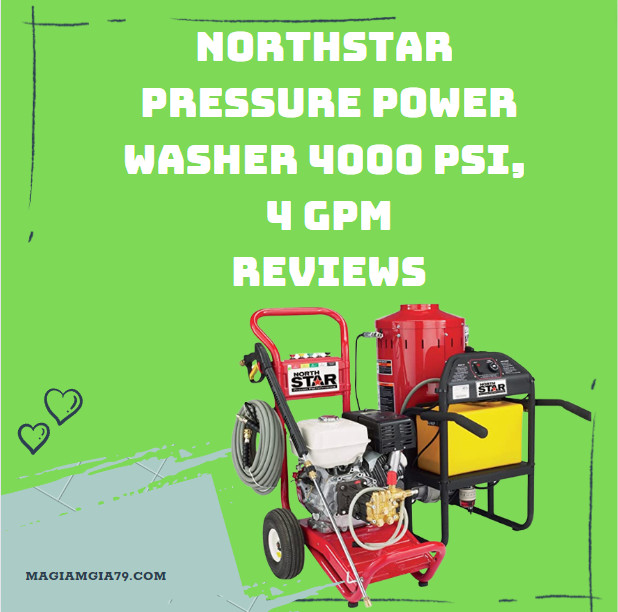 The NorthStar Pressure Power Washer 4000 PSI, 4 GPM, 115 Volts