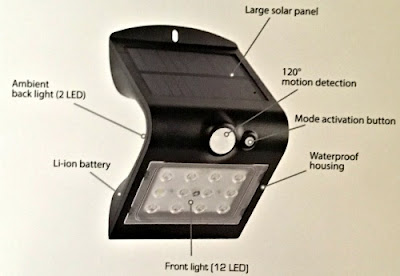 Defiant Wireless Motion Sensor Solar Light