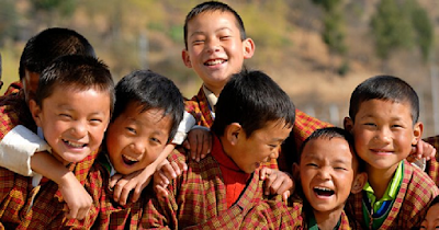 Happy Kids in Bhutan