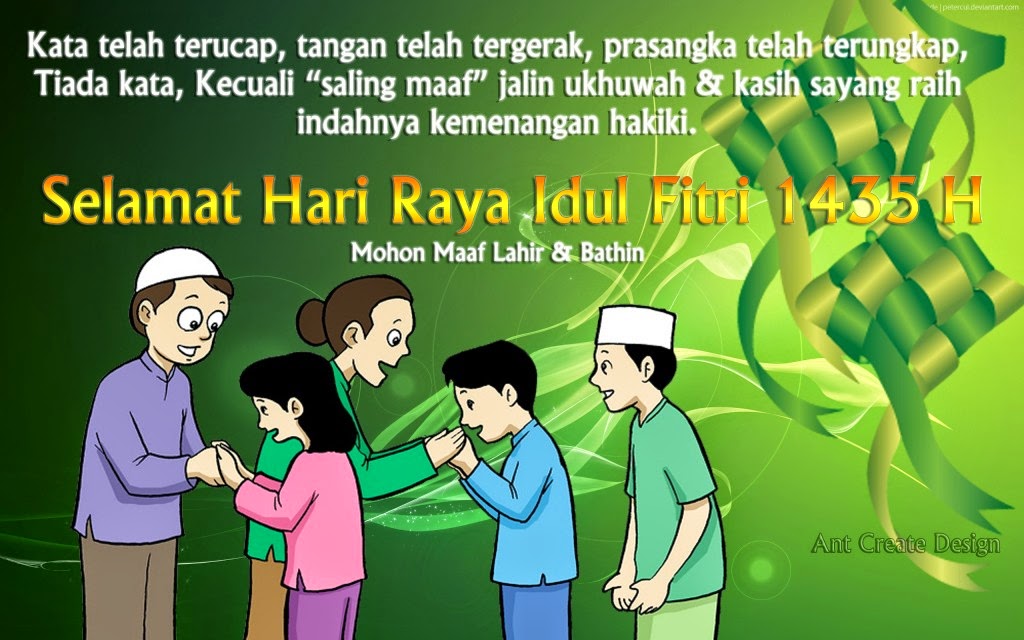 Kumpulan Ucapan Selamat Hari Raya Lebaran Idul Fitri 1435 